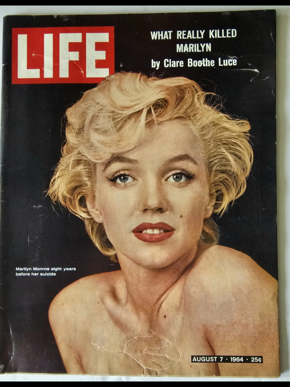 LIFE Magazine August 7 1964 Marilyn Monroe Cover - "WHAT REALLY KILLED MARILYN"